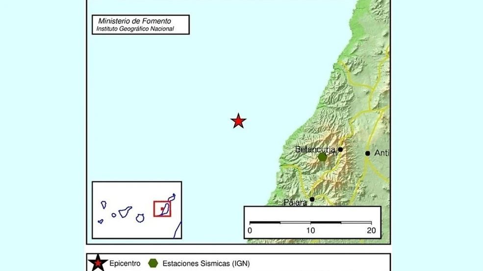 Epicentro del temblor