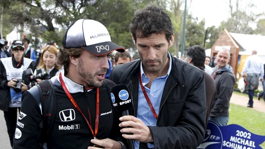 Alonso, con Webber Alonso, con Webber