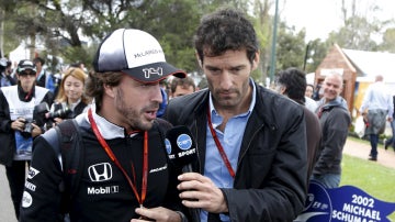 Alonso, con Webber