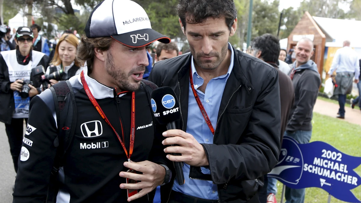 Alonso, con Webber