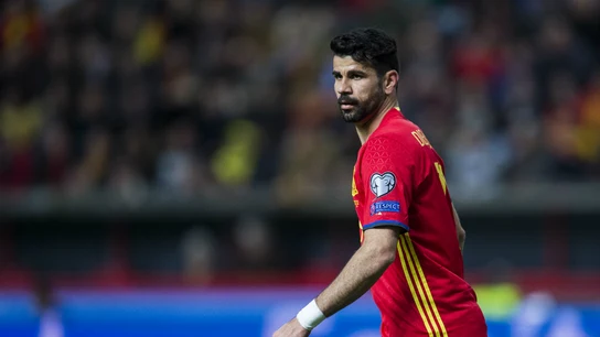 Diego Costa, con España Diego Costa, con España
