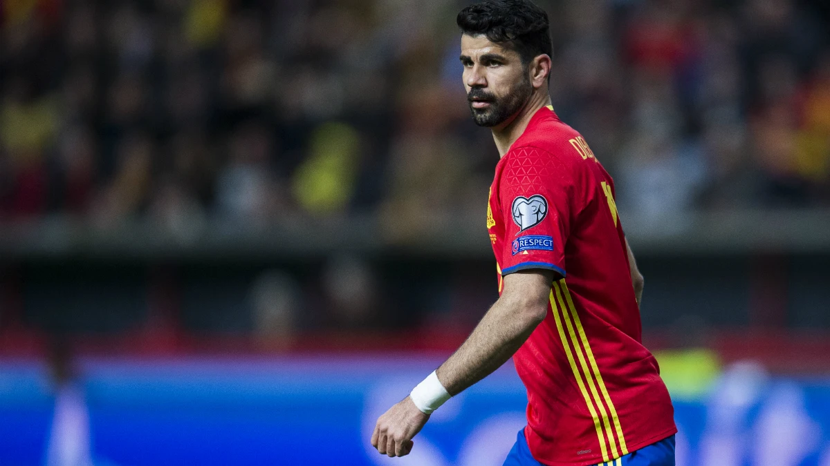 Diego Costa, con España