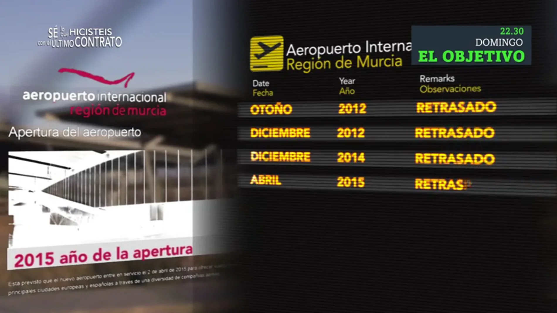 El despegue del aeropuerto internacional de Murcia