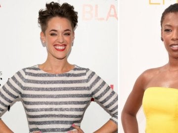 La actriz Samira Wiley y la guionista Lauren Morelli de 'Orange is the new black' La actriz Samira Wiley y la guionista Lauren Morelli de 'Orange is the new black'