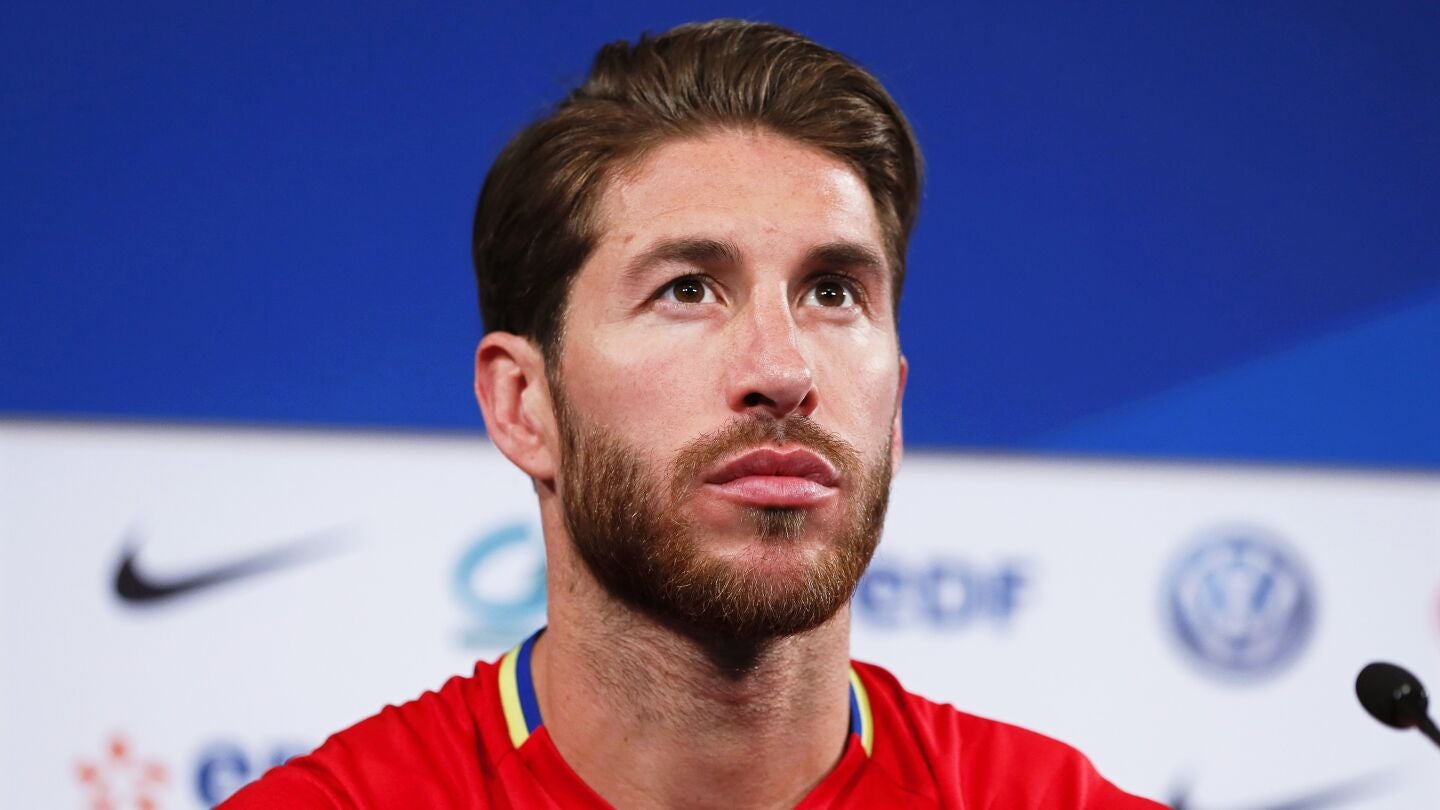 Sergio Ramos, en rueda de prensa