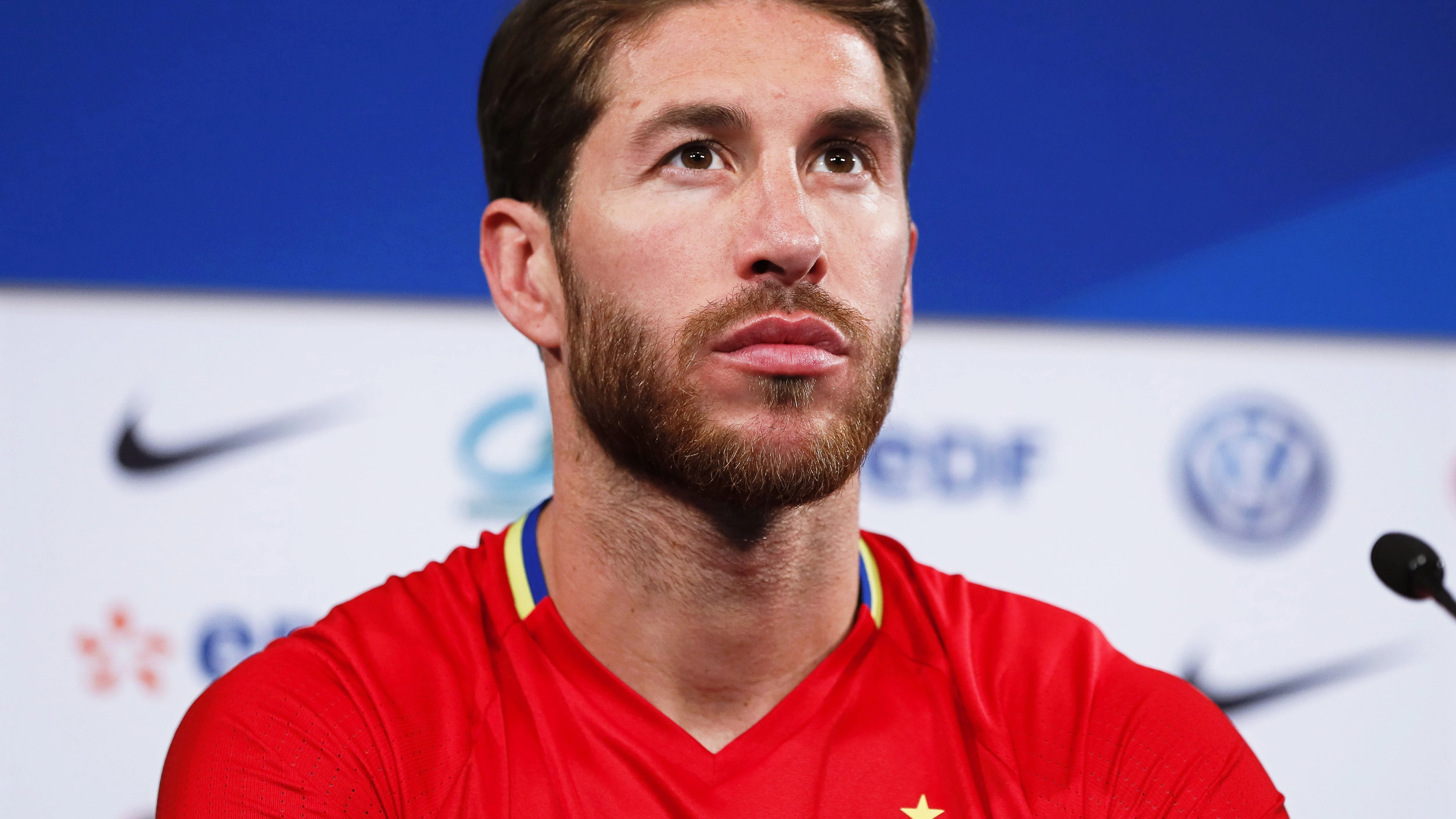 Sergio Ramos, en rueda de prensa