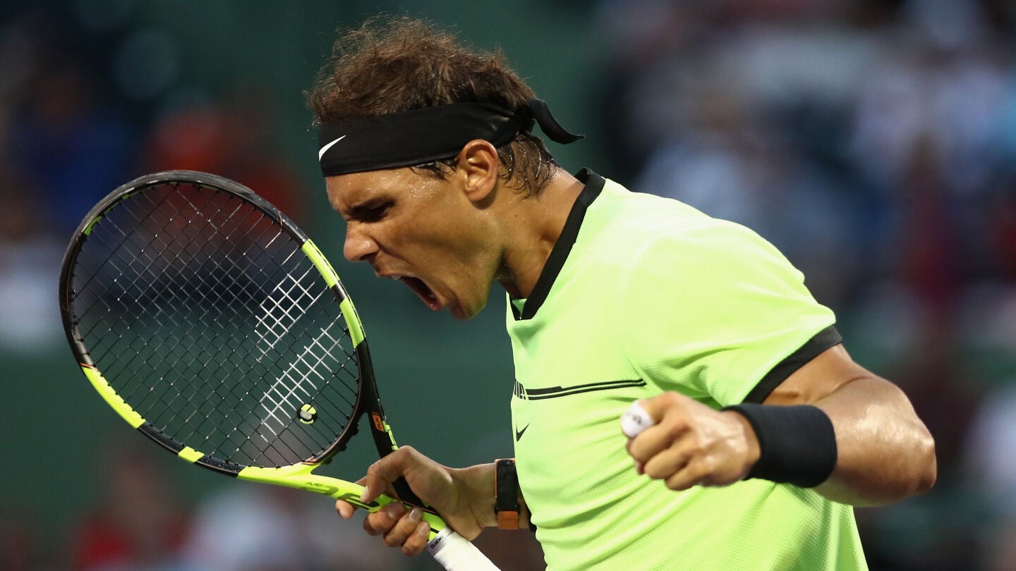 Rafa Nadal celebra su triunfo en Miami