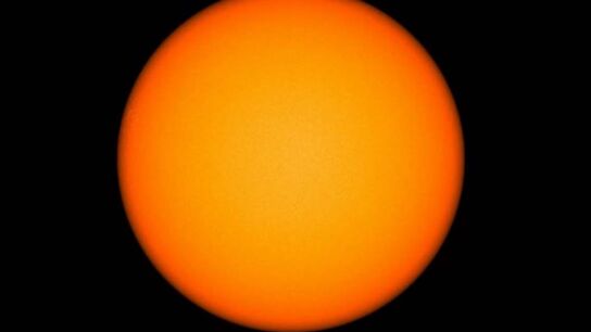 El sol sin manchas