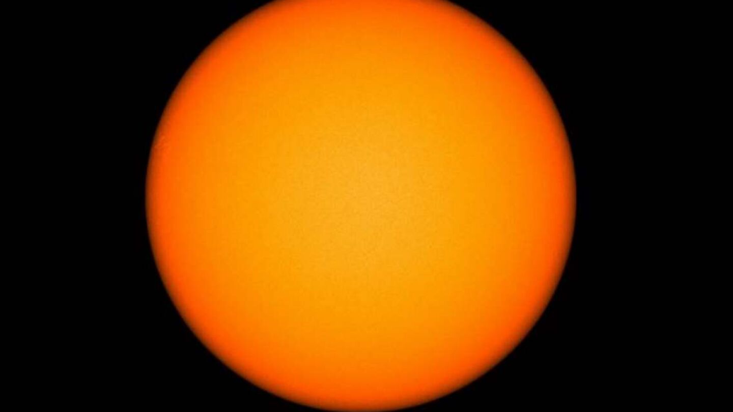 El sol sin manchas
