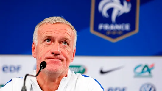 Didier Deschamps en rueda de prensa Didier Deschamps en rueda de prensa