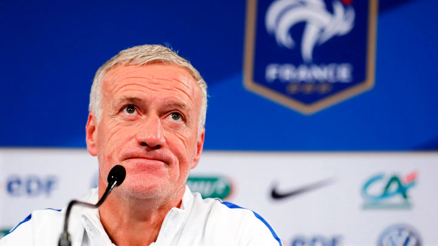 Didier Deschamps en rueda de prensa Didier Deschamps en rueda de prensa