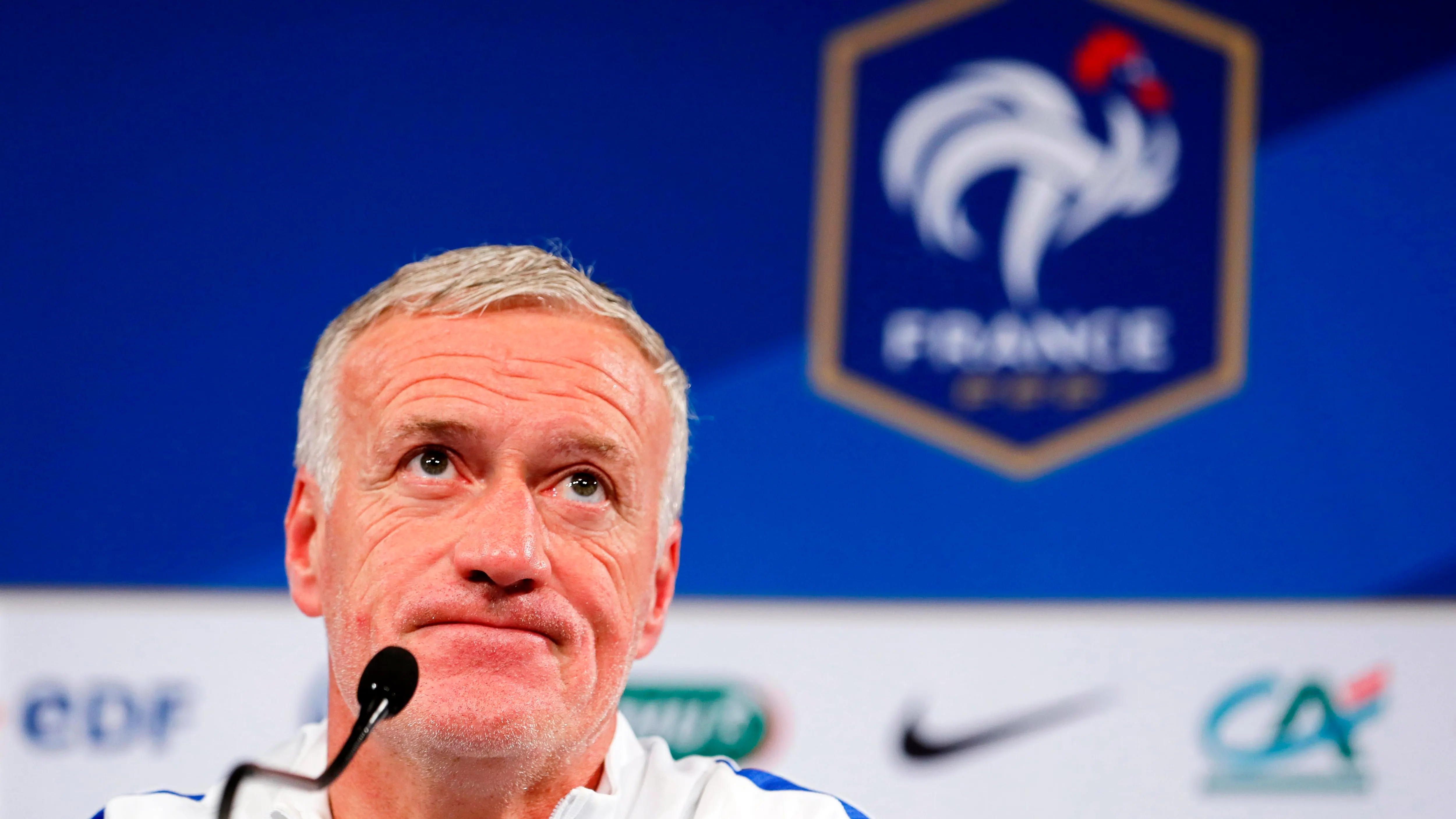 Didier Deschamps en rueda de prensa Didier Deschamps en rueda de prensa