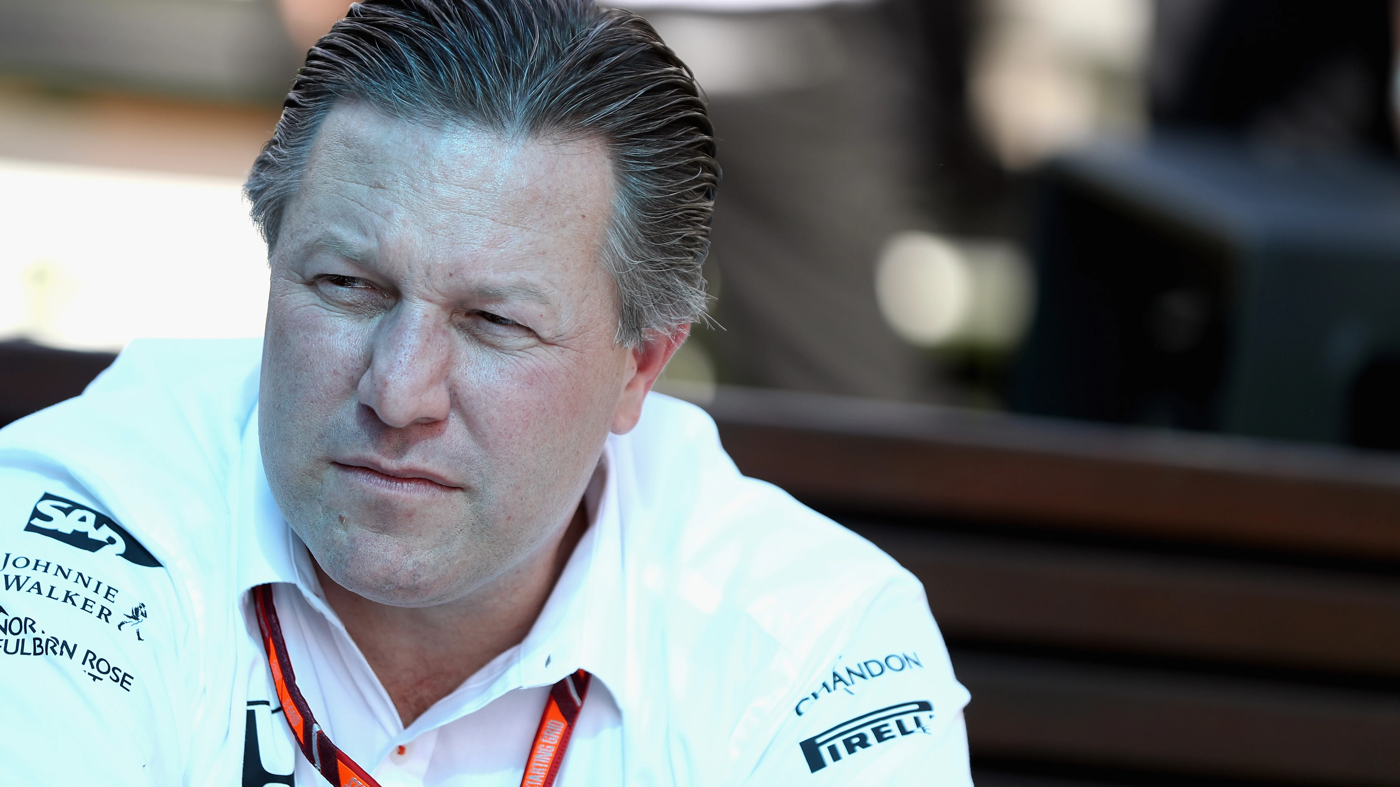 Zak Brown, durante el GP de Australia