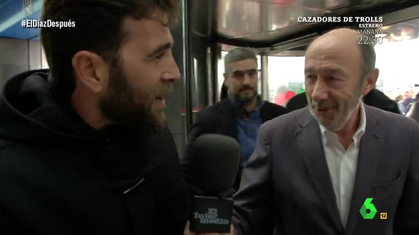 Alfredo P&eacute;rez Rubalcaba con Gonzo