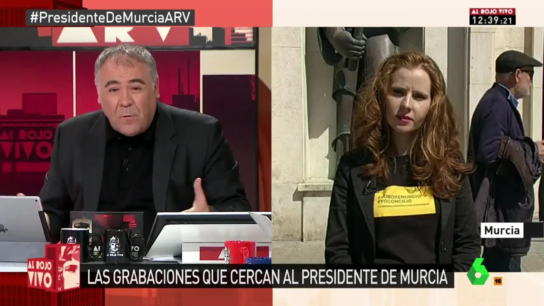 María Belén Fernández, portavoz de la Plataforma Anticorrupción de Murcia