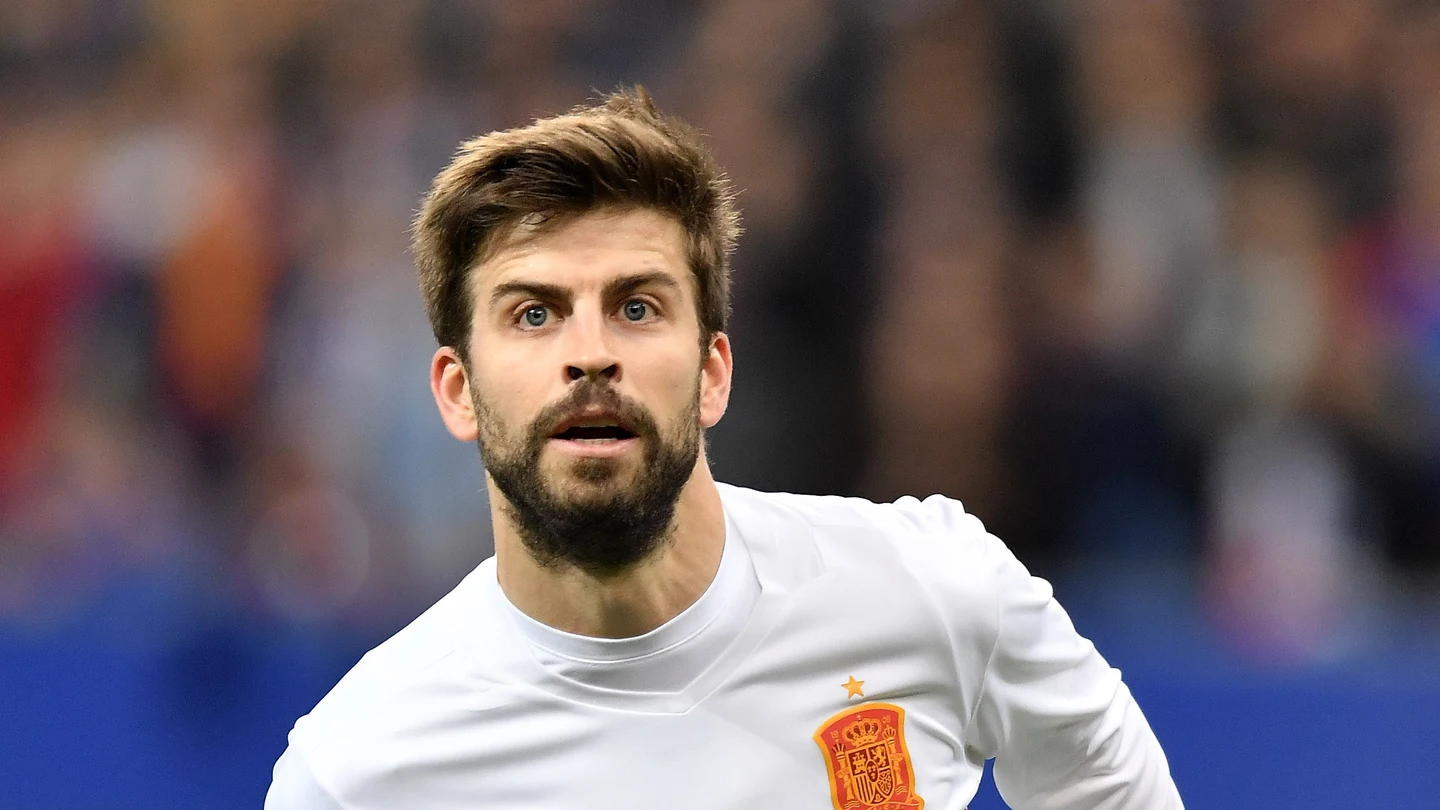 Gerard Piqué, durante el partido contra Francia Gerard Piqué, durante el partido contra Francia