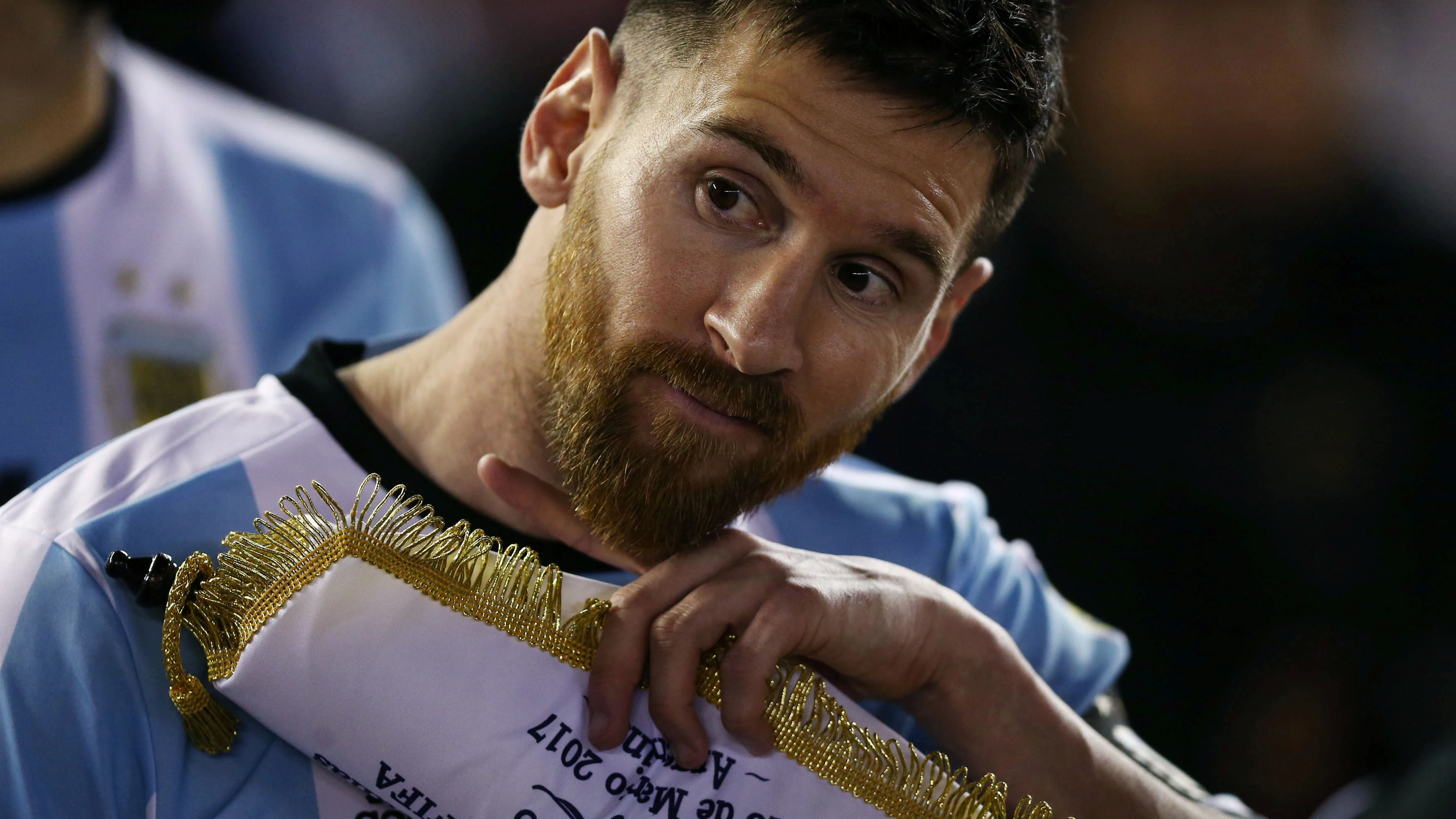 Leo Messi, antes del duelo ante Chile