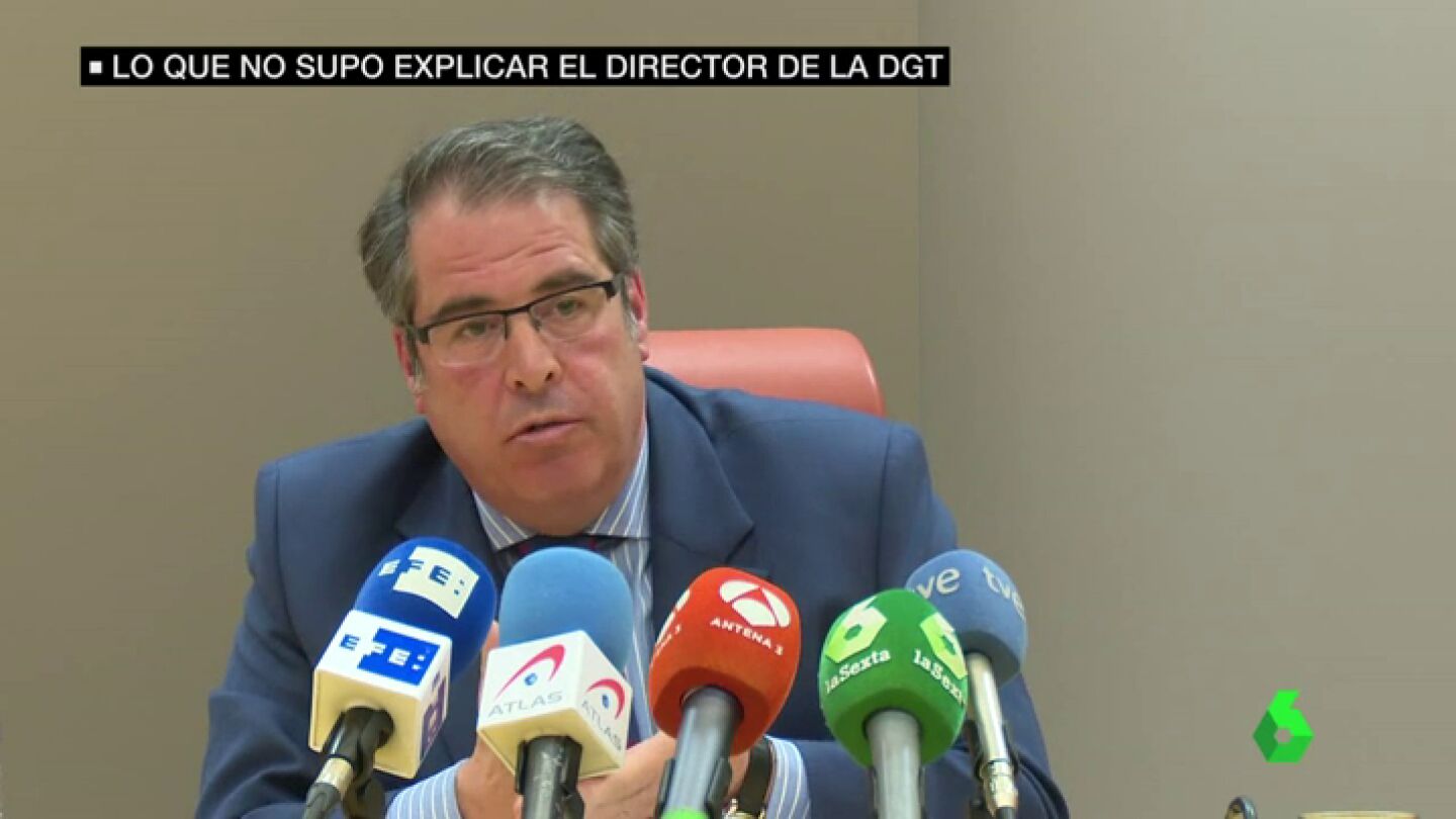 El director de la DGT en rueda de prensa