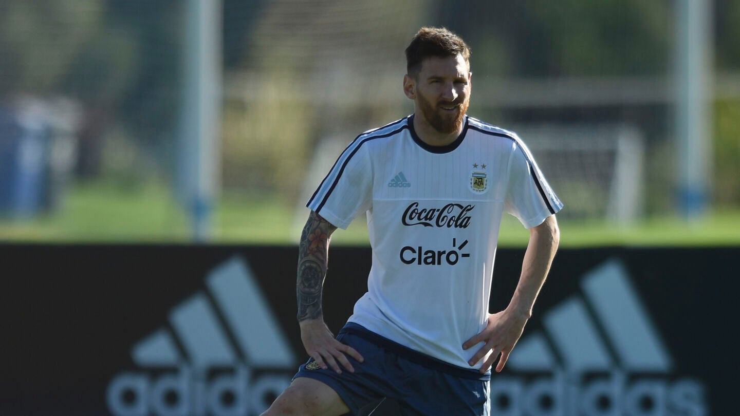 Leo Messi, en un partido con Argentina