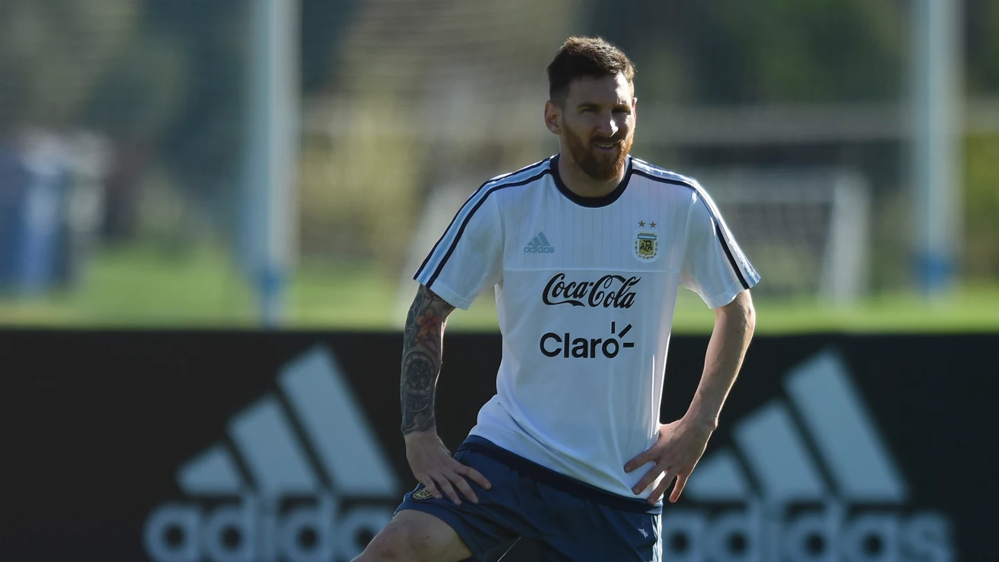 Leo Messi, en un partido con Argentina Leo Messi, en un partido con Argentina