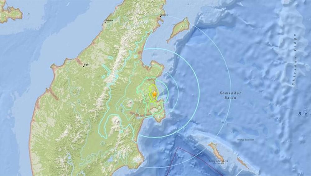 Un terremoto de 6,6 hace temblar el Krai de Kamchatka, al este de Rusia