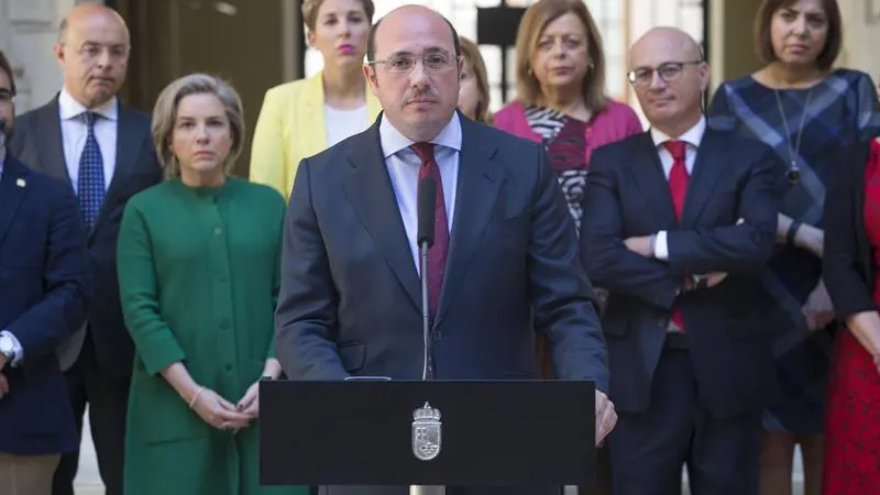 Pedro Antonio Sánchez dimite como presidente de Murcia