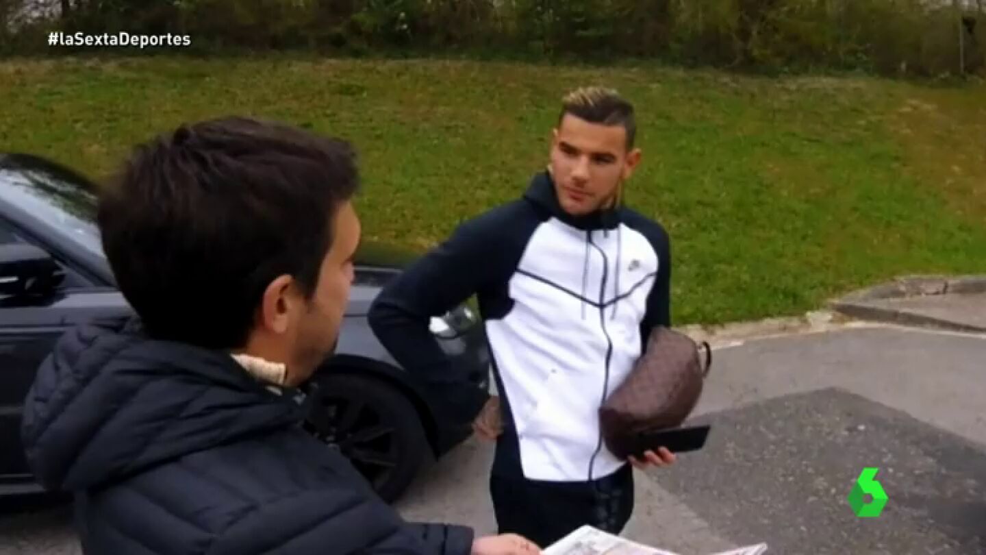 Frame 7.065071 de: La reacci&oacute;n de Theo Hern&aacute;ndez al inter&eacute;s del Real Madrid por ficharle