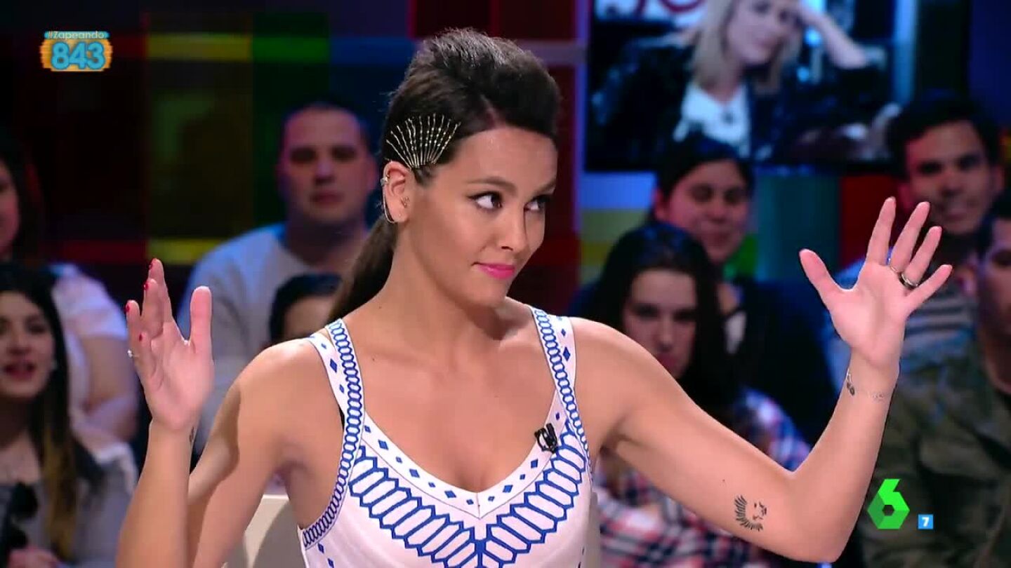 Cristina Pedroche echa la vista atr&aacute;s, en Zapeando