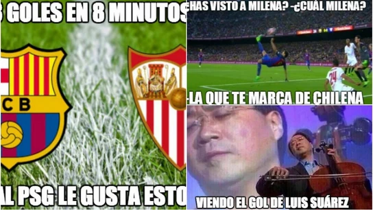 Los 'memes' del Barcelona-Sevilla Los 'memes' del Barcelona-Sevilla
