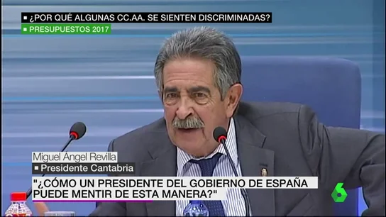 Miguel Ángel Revilla, presidente de Cantabria Miguel Ángel Revilla, presidente de Cantabria