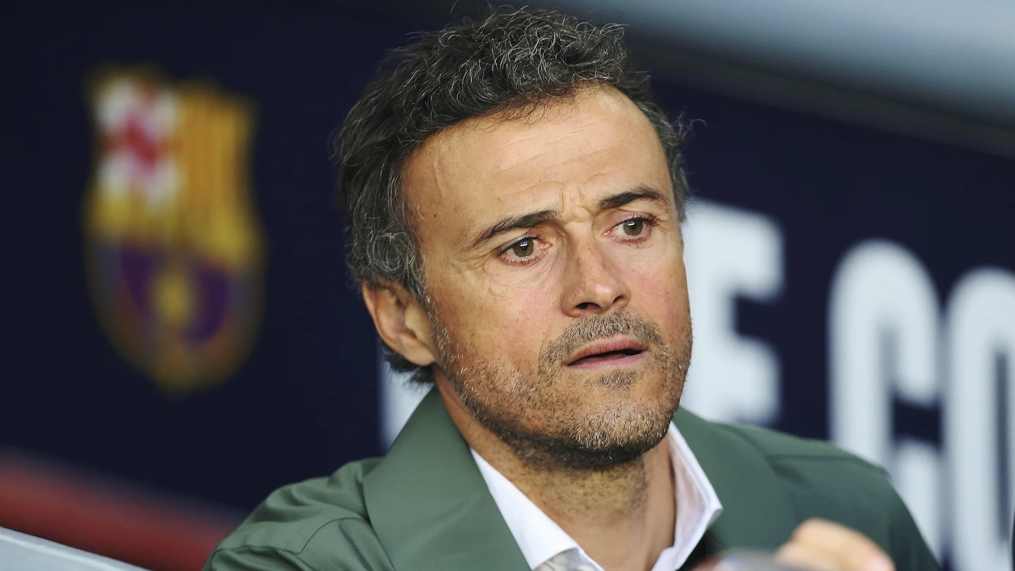 Luis Enrique en rueda de prensa Luis Enrique en rueda de prensa