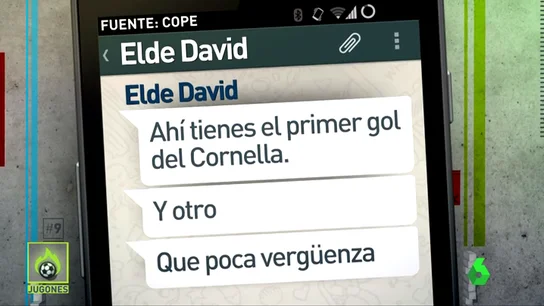Frame 36.628571 de: Los Whatsapps que demostrarían el supuesto amaño de los cinco partidos del Eldense Frame 36.628571 de: Los Whatsapps que demostrarían el supuesto amaño de los cinco partidos del Eldense