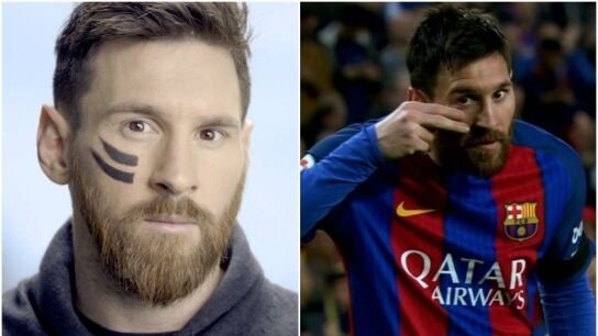 La dedicatoria de Messi en su gol a los ni&ntilde;os con c&aacute;ncer