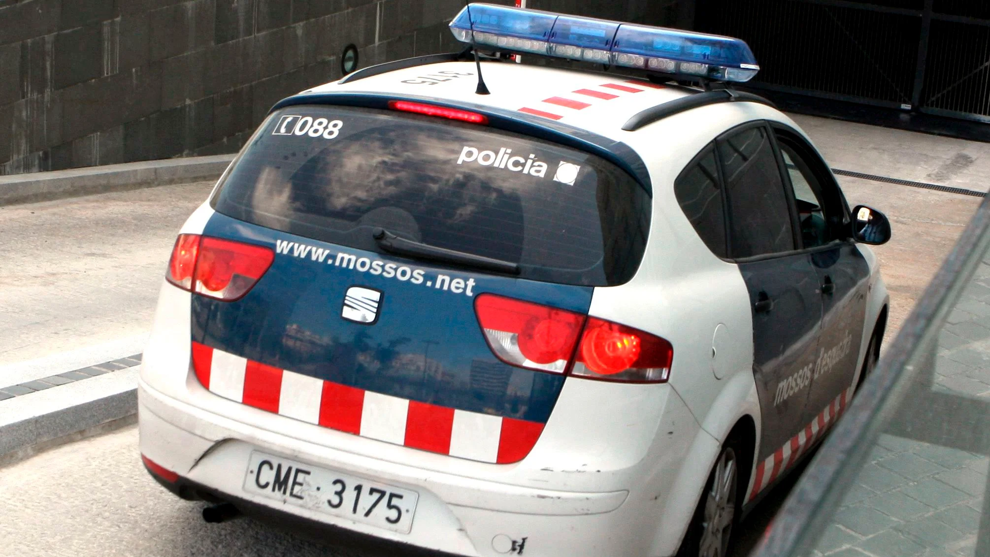 Vehículo de los Mossos d'Esquadra