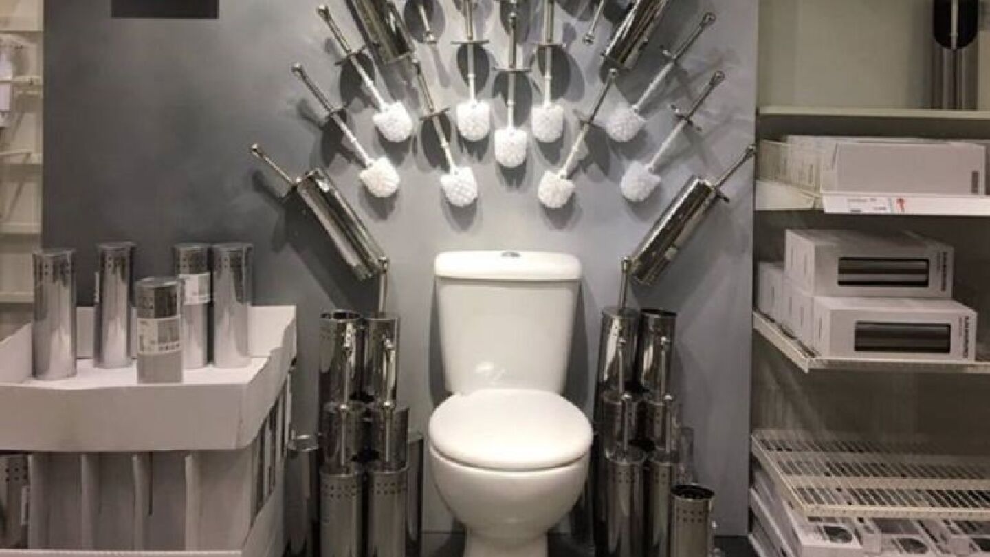 Trono de Hierro de un Ikea Franc&eacute;s