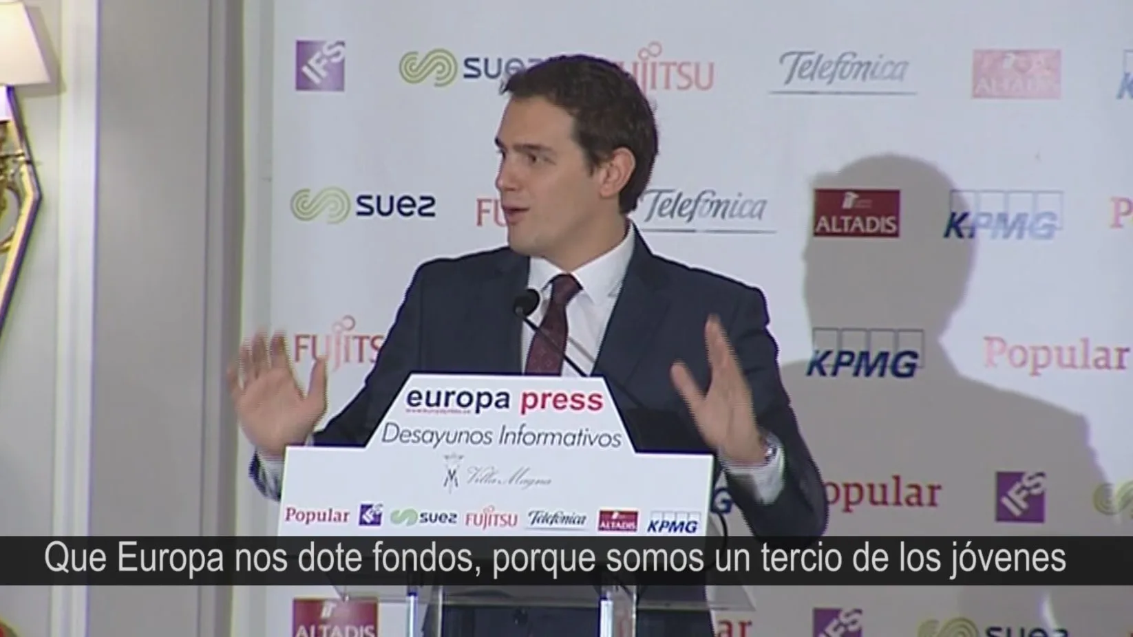 Albert Rivera, presidente de Ciudadanos