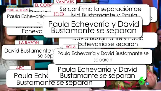 Paula Echevarría y David Bustamante se separan Paula Echevarría y David Bustamante se separan