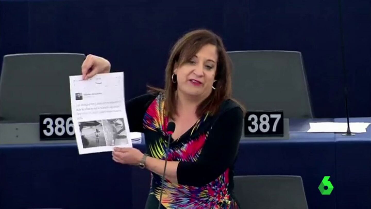 La socialista que se enfrent&oacute; al eurodiputado polaco machista, Iratxe Garc&iacute;a 