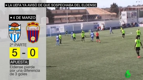 UEFA ya avisó sobre un supuesto amaño en un partido del Eldense UEFA ya avisó sobre un supuesto amaño en un partido del Eldense