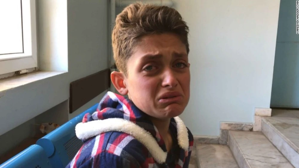 Mazin Yusif ha perdido a 19 familiares durante el ataque químico en Siria Mazin Yusif ha perdido a 19 familiares durante el ataque químico en Siria