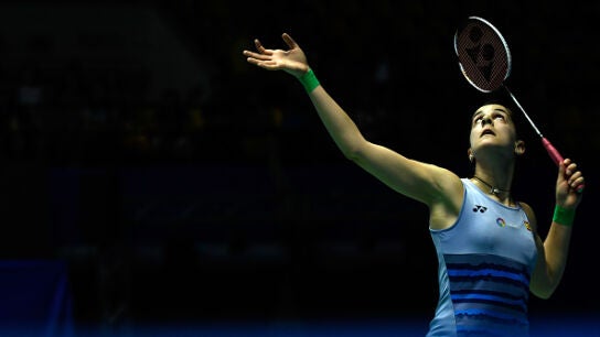 Carolina Mar&iacute;n, en acci&oacute;n en el Abierto de Malasia