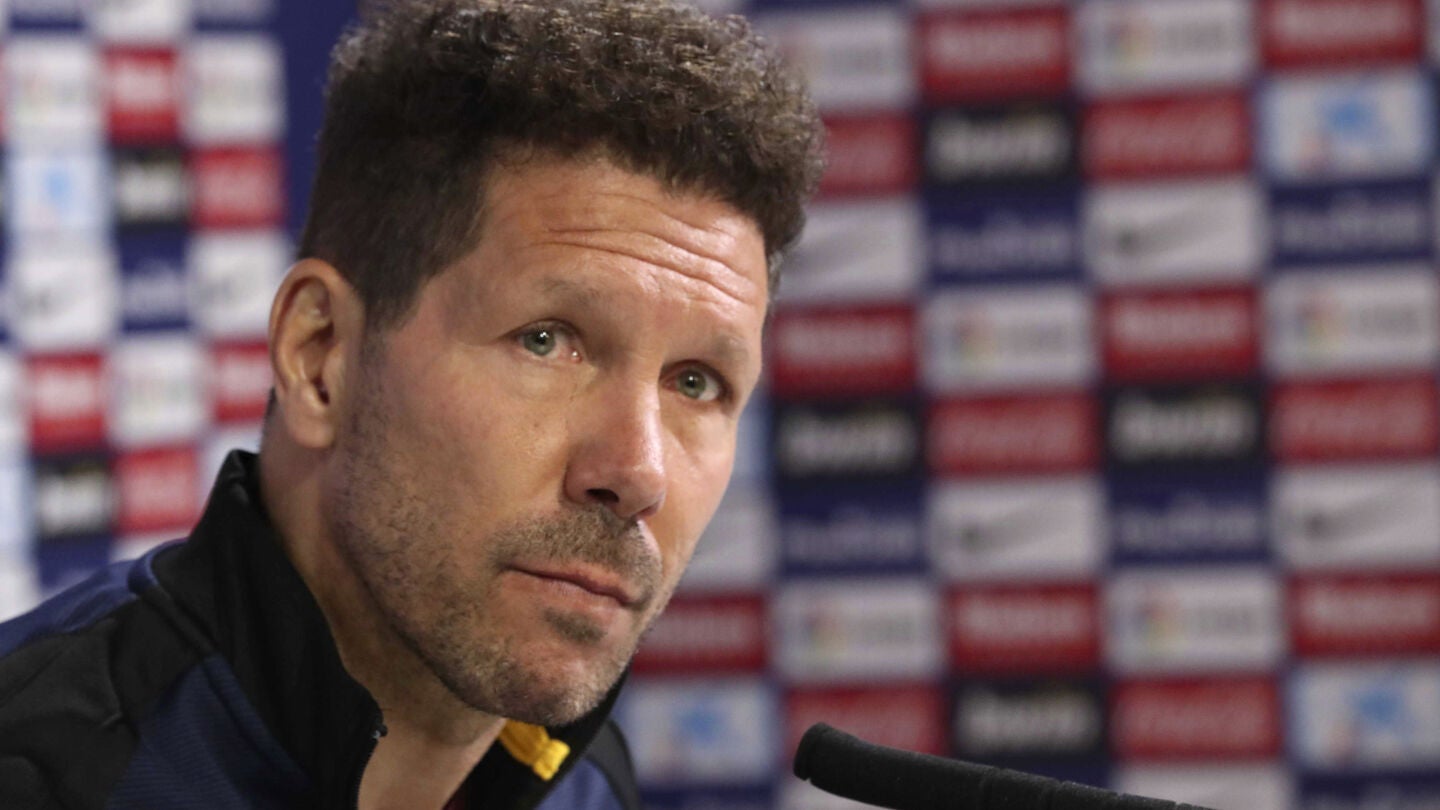 Simeone, en rueda de prensa