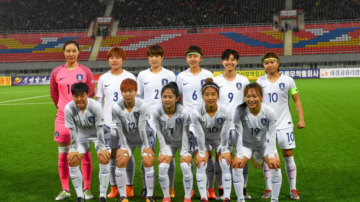 Las chicas de la selección de Corea del Sur Las chicas de la selección de Corea del Sur