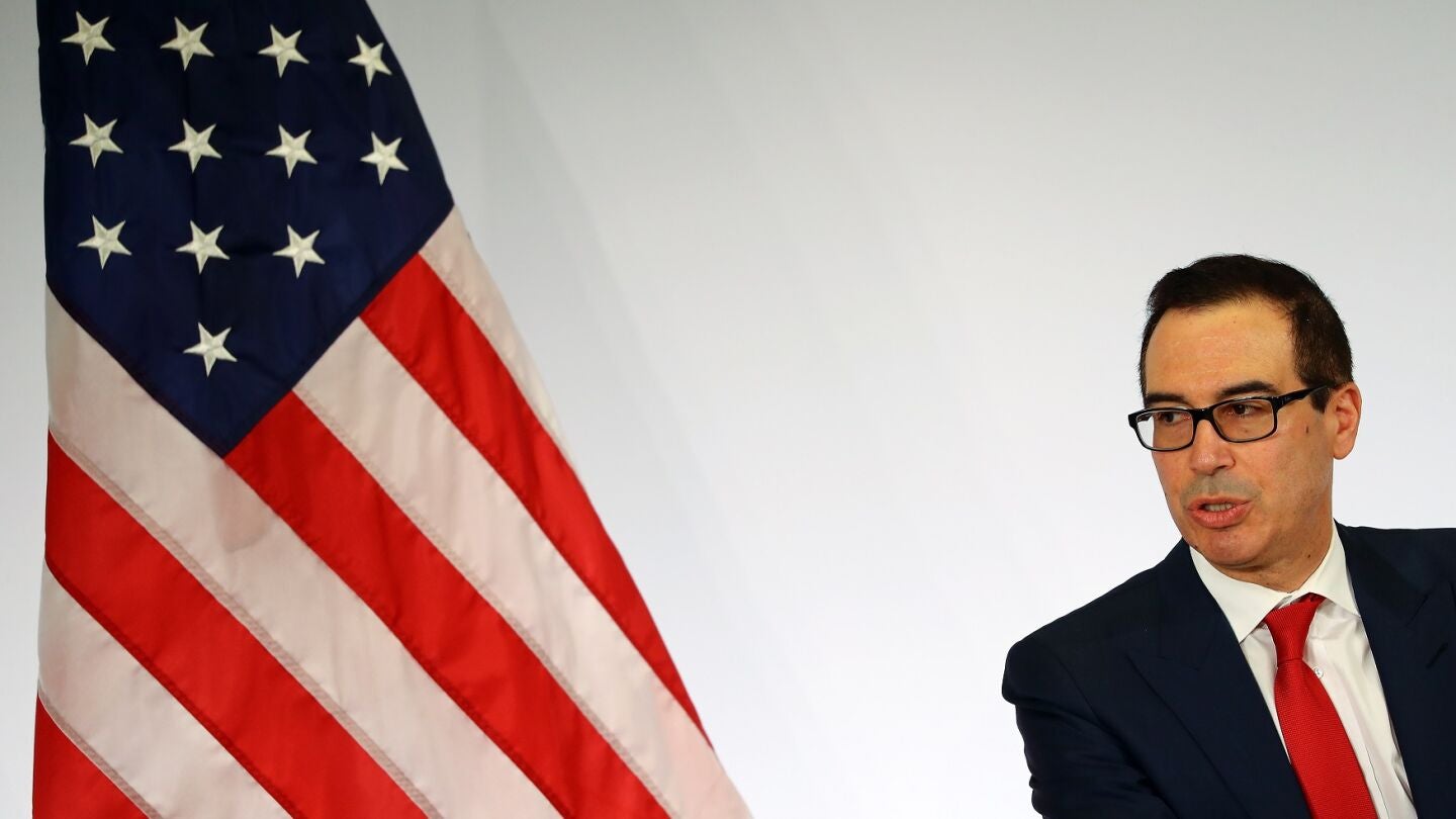 El secretario del Tesoro de EEUU, Steve Mnuchin