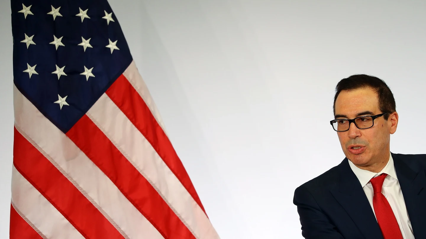 El secretario del Tesoro de EEUU, Steve Mnuchin El secretario del Tesoro de EEUU, Steve Mnuchin