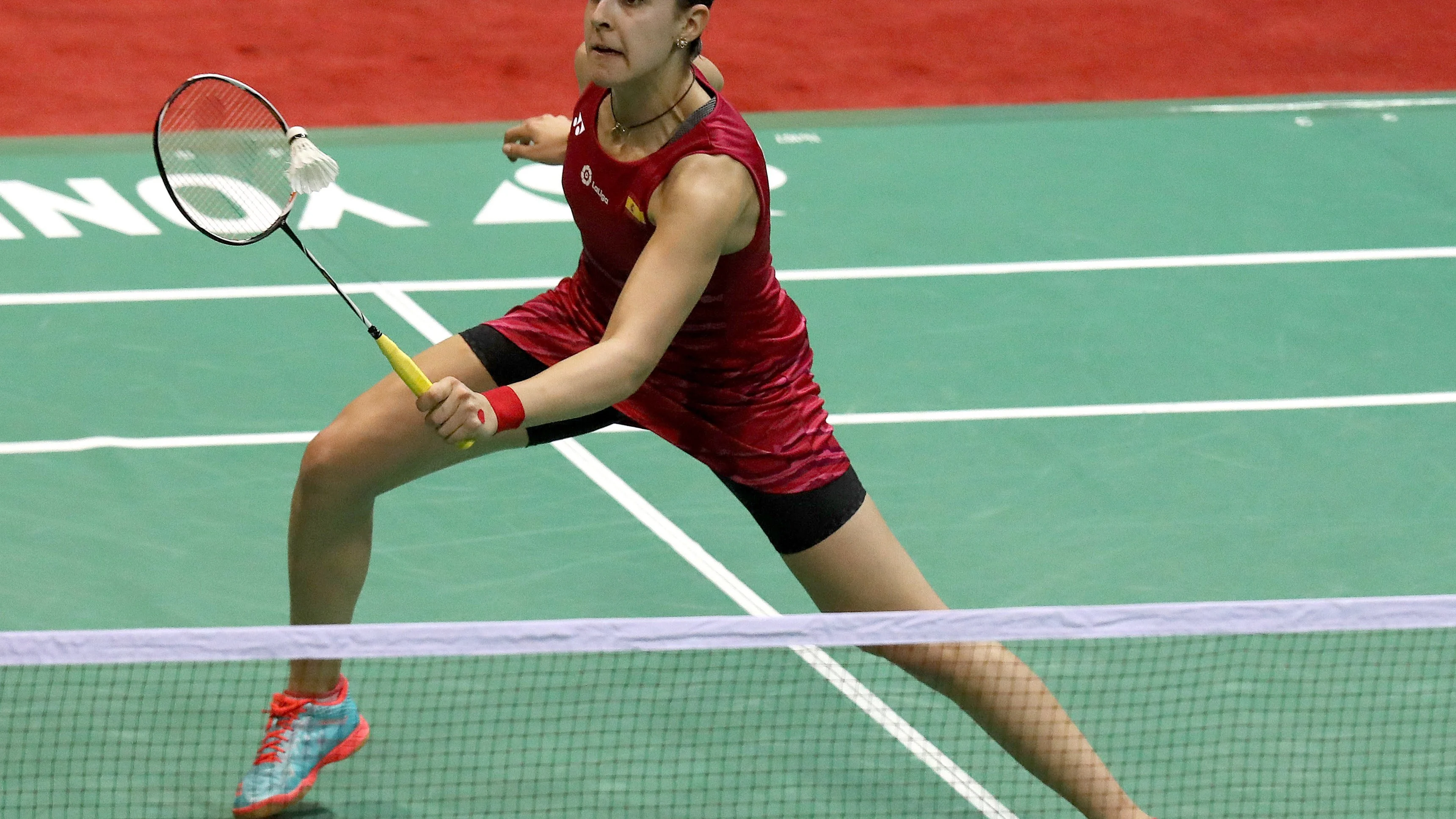 Carolina Marín durante el Abierto de Malasia Carolina Marín durante el Abierto de Malasia