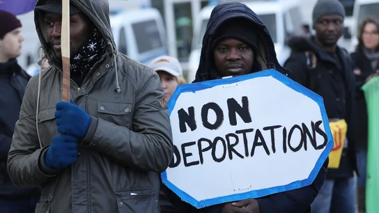 Protesta contra las deportaciones de inmigrantes Protesta contra las deportaciones de inmigrantes
