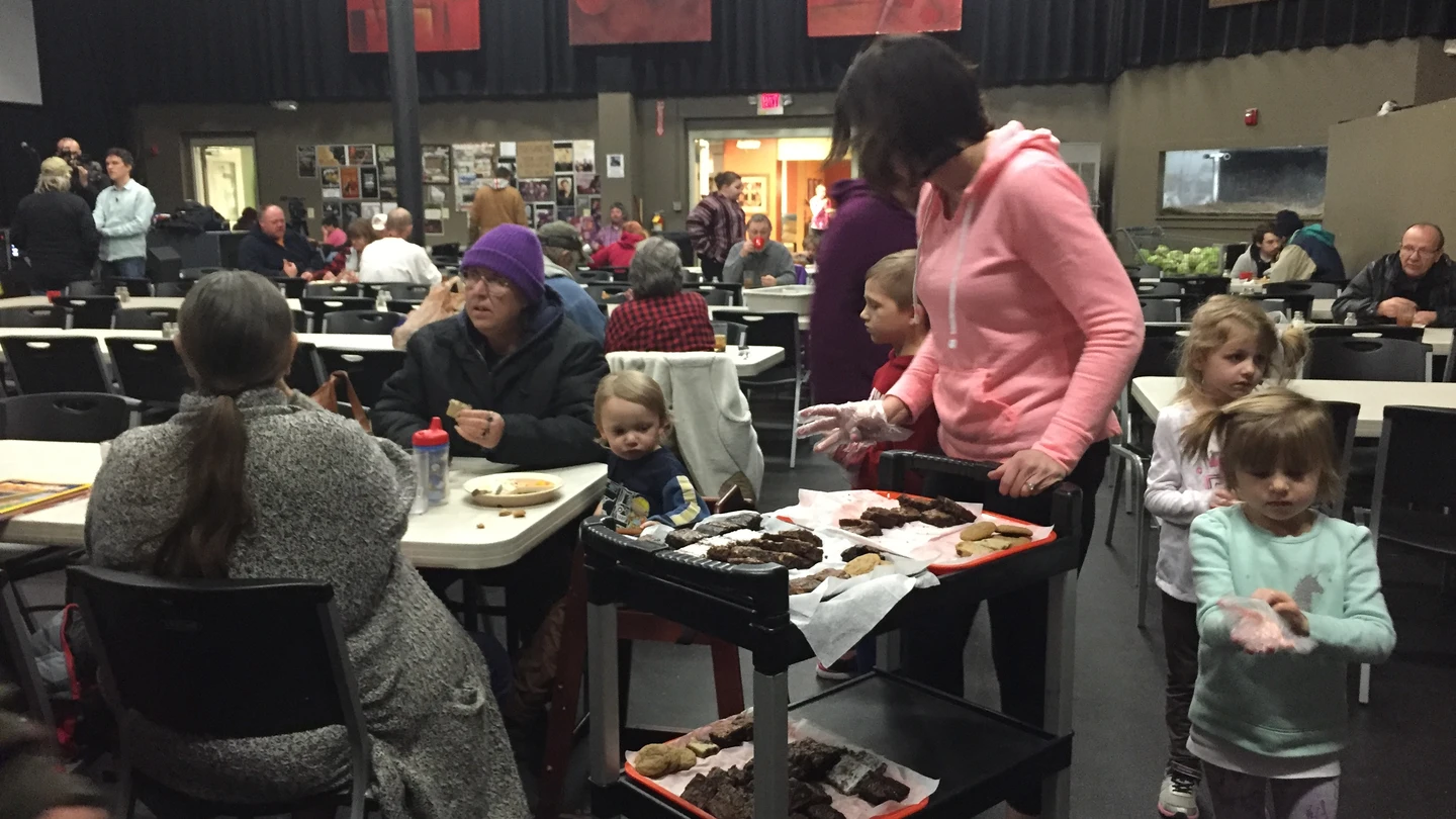 Imagen de un comedor social en Wilmington, Ohio Imagen de un comedor social en Wilmington, Ohio
