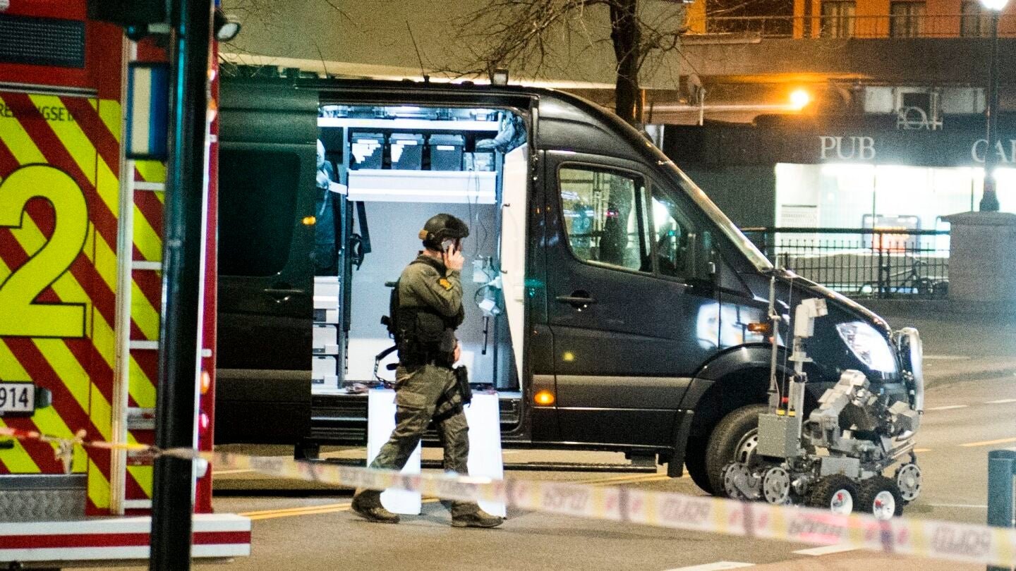 La Polic&iacute;a noruega explosiona de forma controlada un objeto parecido a una bomba