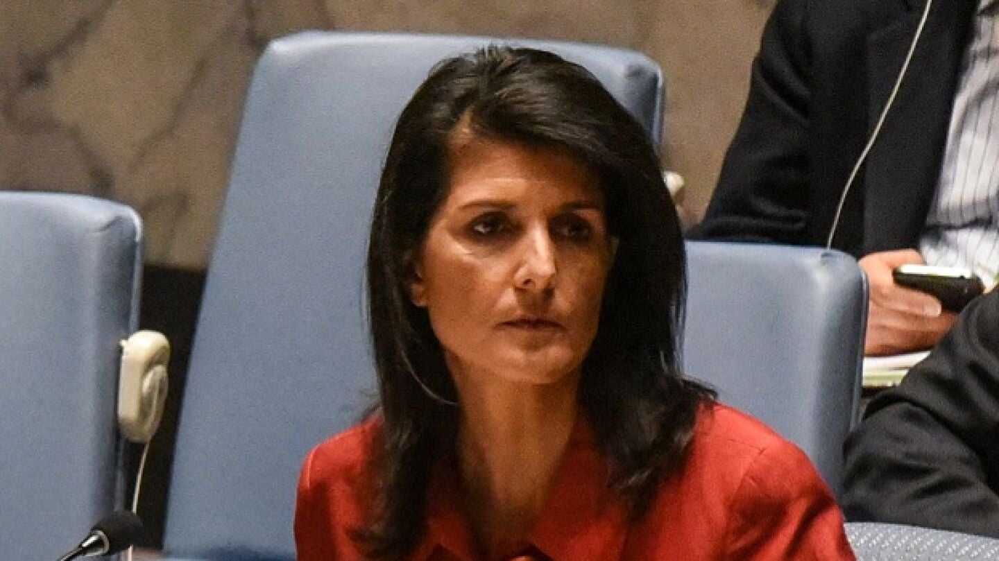La embajadora de EEUU en la ONU, Nikki Haley